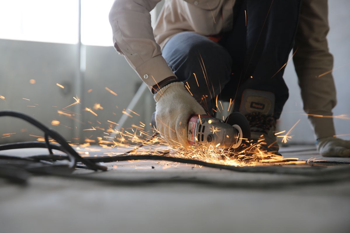 Custom sign fabrication shop